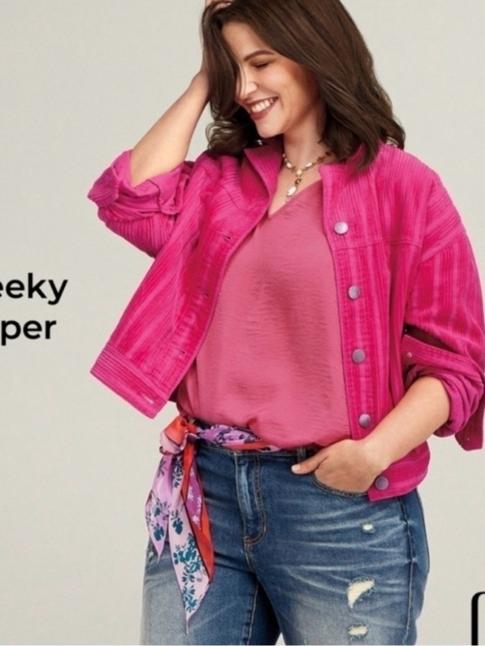 CAbi cheeky topper cord Jacket XL - Picture 2 of 3